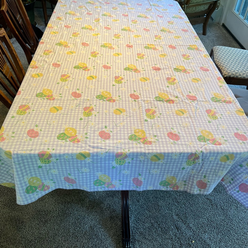 Easter/spring table cloth